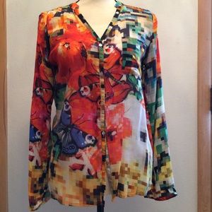 Desigual colorful blouse from Spain
